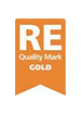 RE Quality Mark Gold logo